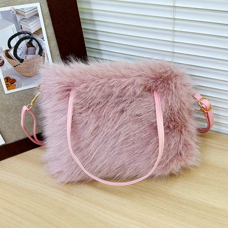 Faux Fur Tote Bag Women's