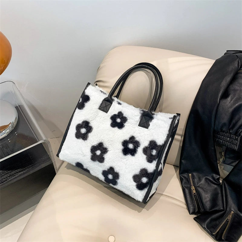 Winter Faux Fur ,Women Shoulder Bags